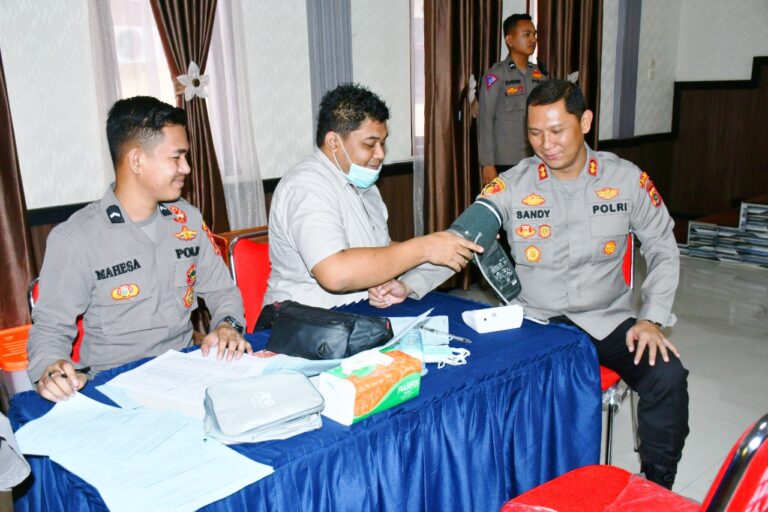 Sambut HUT Bhayangkara ke-76 Polres Aceh Timur Gelar Donor Darah Juni 8, 2022