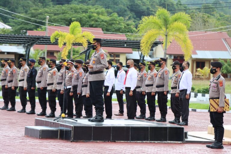 21 Personel Polri di Polres Aceh Jaya Naik Pangkat Juli 2, 2022