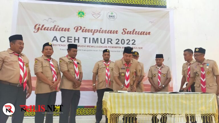 Optimalkan Peran Pramuka di Aceh Timur, Tiga Instansi Teken MoU September 6, 2022