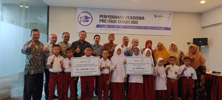 Medco E&P Serahkan Beasiswa untuk 99 Siswa SD Berprestasi  Oktober 7, 2022