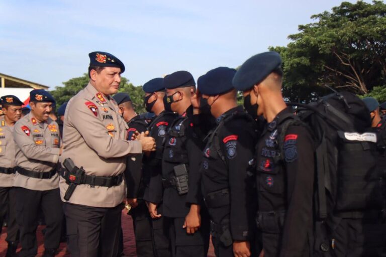 Kapolda Aceh Sambut Pasukan Purna Tugas Operasi Puri Agung di Bali November 18, 2022
