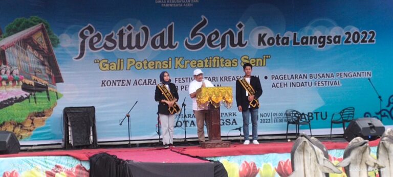 Festival Seni Kota Langsa 2022 Resmi Dibuka oleh Pj Walikota  November 19, 2022