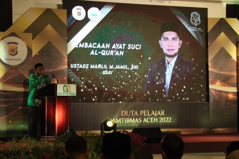 Pemilihan Duta Pelajar Kamtibmas Aceh 2022 Dimulai November 22, 2022