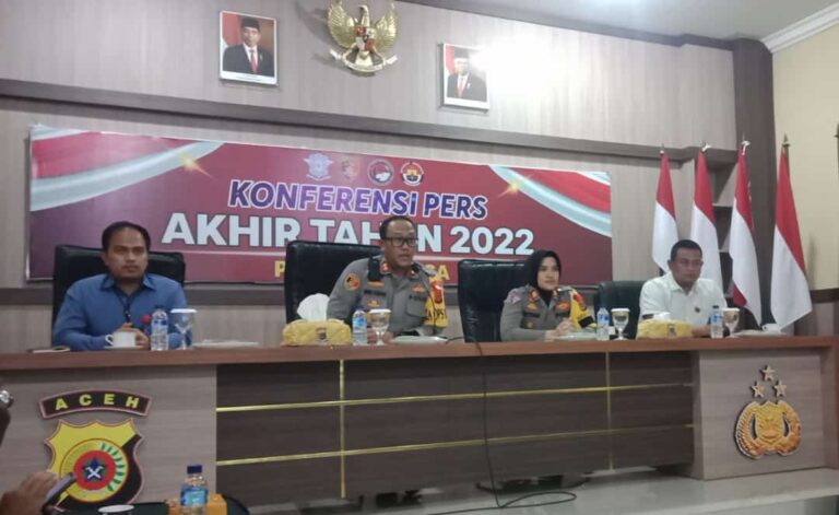 Tersangka Kasus Narkoba Di Polres Langsa meningkat Tahun 2022 Desember 29, 2022