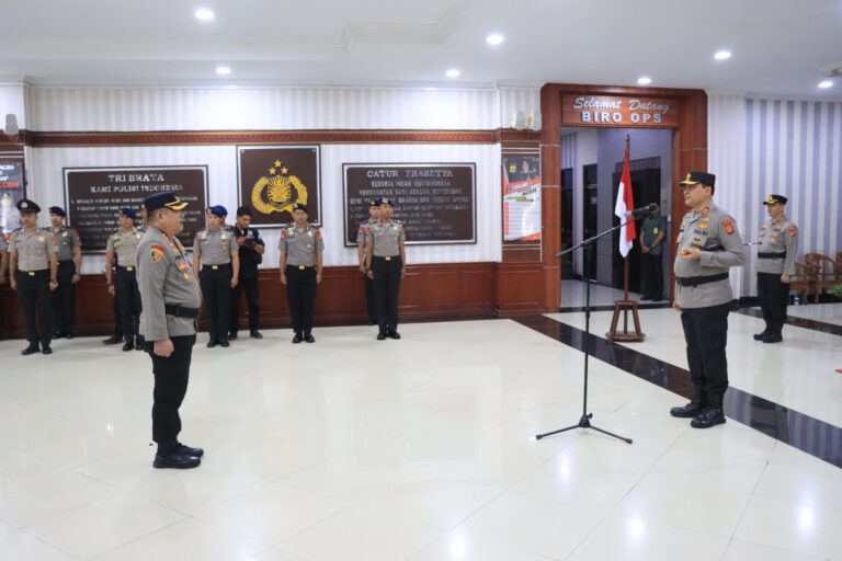 Kapolda Aceh Jadi Irup Kenaikan Pangkat Pengabdian dan KPLB Januari 31, 2023