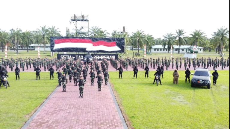 600 Prajurit Raider 111 Karma Bhakti Laksanakan Gema Anti Narkoba Februari 1, 2023