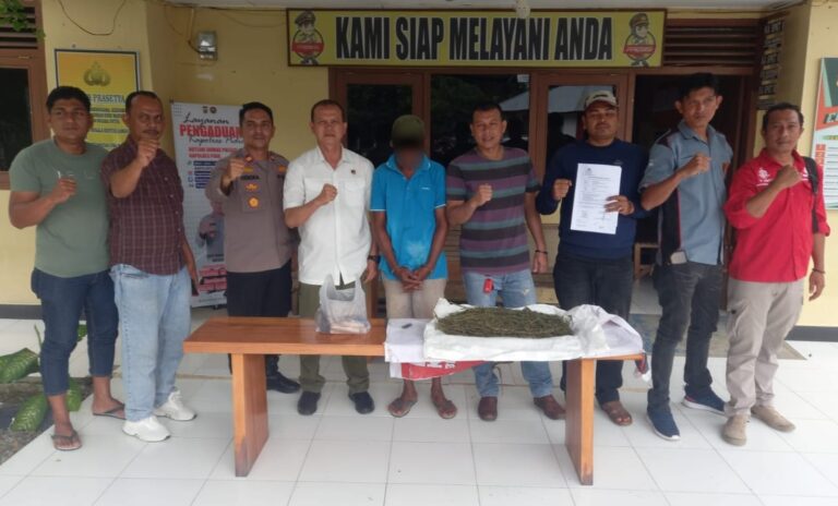 Simpan Ganja dalam Bagasi Motor, Seorang Kakek di pidie Diringkus Polisi Februari 9, 2023