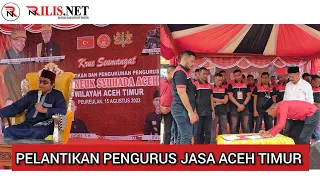 Cuplikan Pelantikan Pengurus JASA Aceh Timur
