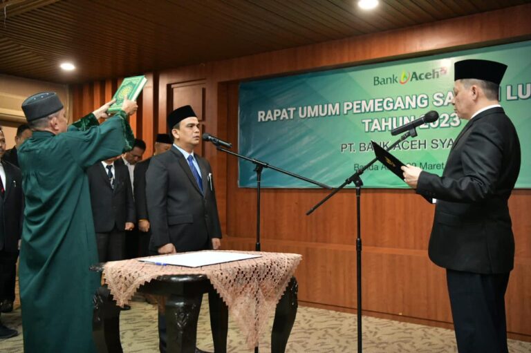 Muhammad Syah Ditetapkan Sebagai Dirut Bank Aceh Syariah Maret 9, 2023