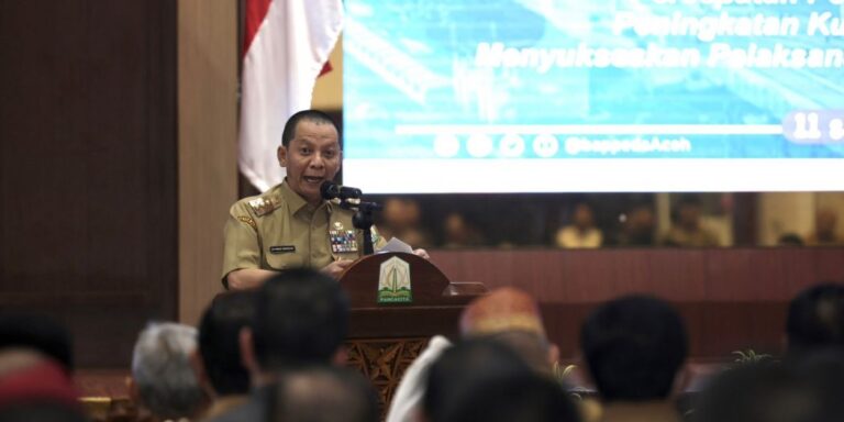 Pj Gubernur: Musrenbang Momentum Menyusun Perencanaan Pembangunan Aceh yang Berkualitas April 12, 2023