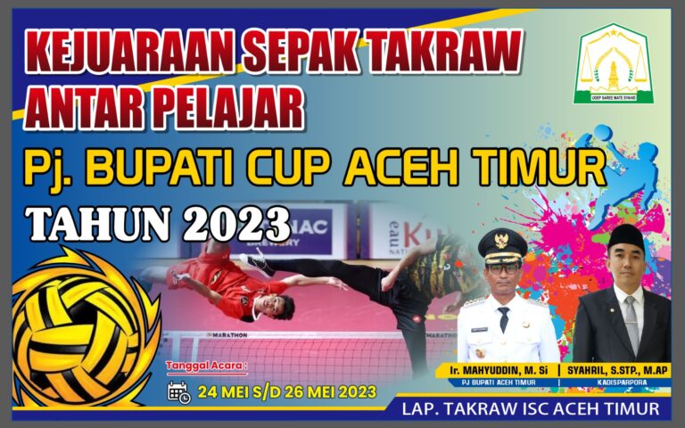 Disparpora Aceh Timur Gelar Sepak Takraw Piala Pj Bupati 24 Mei Mendatang Mei 21, 2023