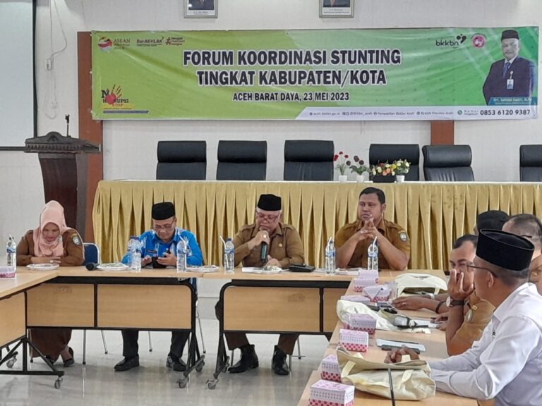 Kepala BKKBN Aceh: Tahun 2024 Stunting Harus Turun 14 persen Mei 23, 2023