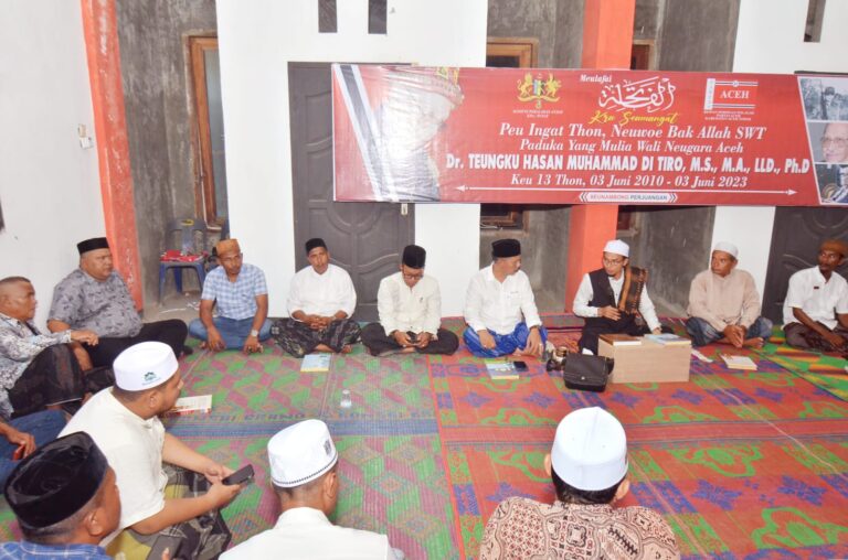 Haul Wali Nanggroe ke- 13 Tahun, DPW PA Aceh Timur Menggelar Zikir dan Takziah Juni 2, 2023