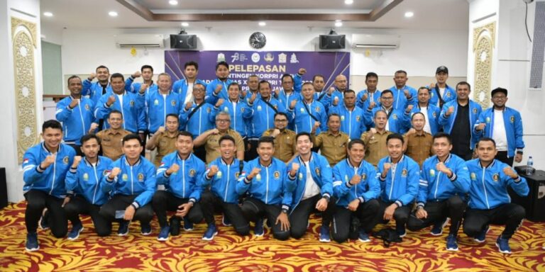 Sekda Aceh Lepas 34 Atlet Menuju Pornas XVI Korpri di Semarang Juli 11, 2023