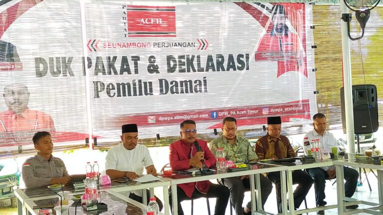 Ketua DPW PA Aceh Timur Berkomitmen Jaga Pemilu Damai Juli 20, 2023