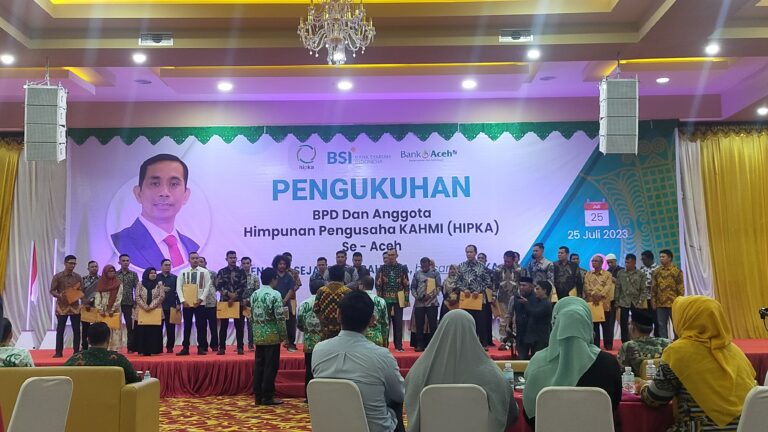 Himpunan Pengusaha KAHMI Se-Aceh Dikukuhkan Juli 26, 2023
