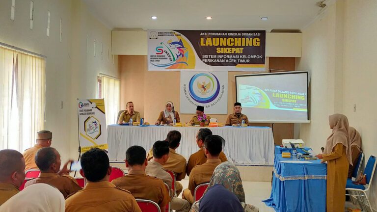 Launching Aplikasi SIKEPAT, Pj Bupati Aceh Timur Apresiasi Dinas Perikanan Agustus 28, 2023