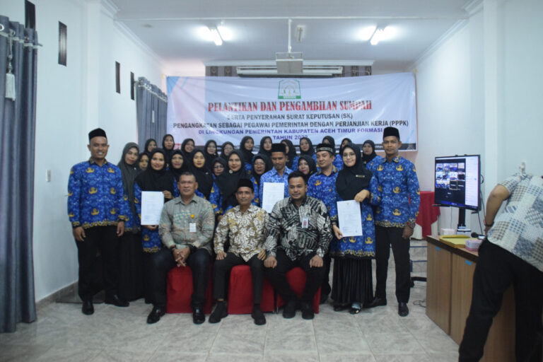 748 PPPK Aceh Timur Terima SK  Agustus 31, 2023