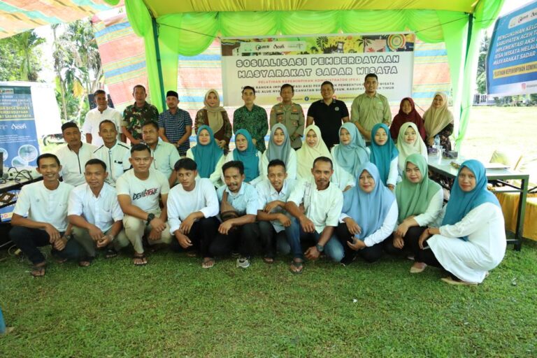 Disparpora Aceh Timur Kukuhkan Kelompok Sadar Wisata September 7, 2023