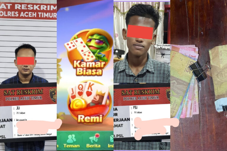 Agen dan Pemain Higgs Domino Diamankan Polisi di Aceh Timur Januari 29, 2024