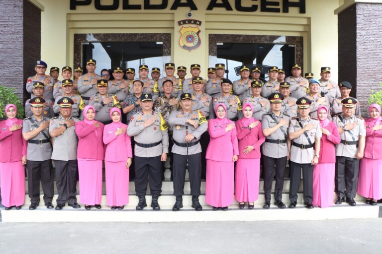 Kapolda Aceh Pimpin Sertijab Irwasda dan Dua Pejabat Utama Februari 2, 2024