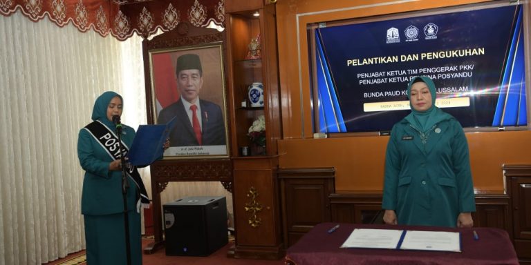 Mellani Subarni Lantik Pj Ketua PKK Subulussalam Mei 28, 2024