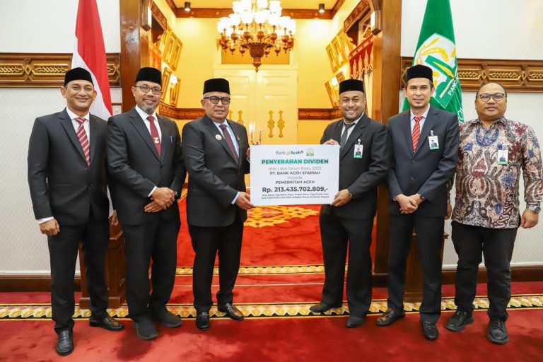 Pemerintah Aceh Terima Dividen Rp213 milyar dari Bank Aceh Juli 26, 2024