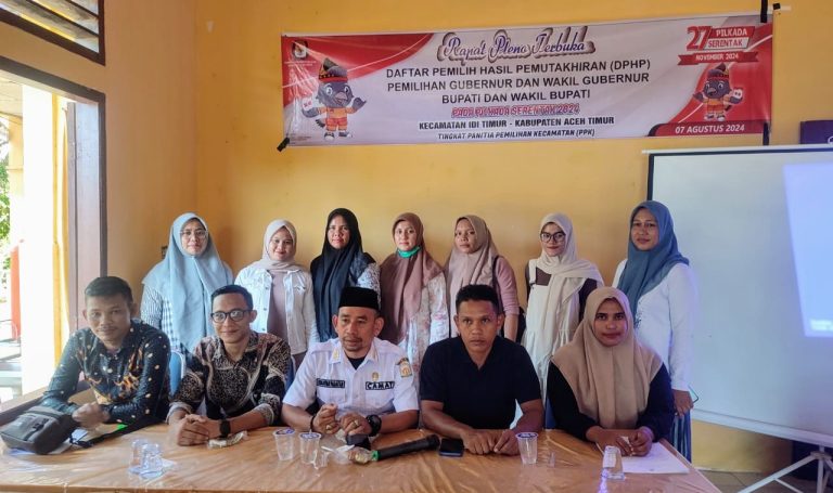 Panwaslih Aceh Timur Terjunkan Personil Awasi Pleno PPK Agustus 7, 2024