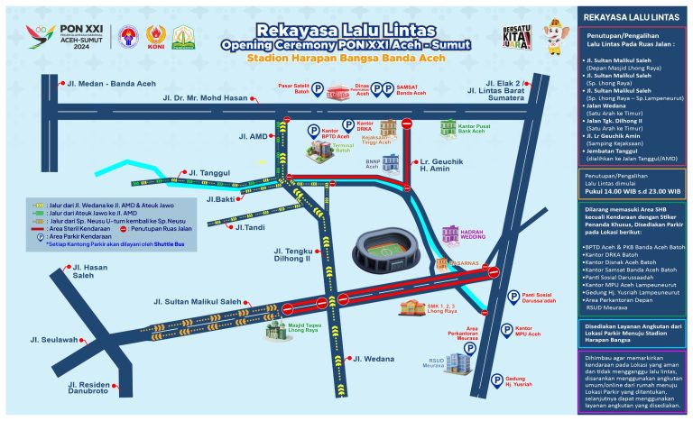 Polisi Akan Rekayasa Lalulintas Saat Opening Ceremony PON Aceh-Sumut Polisi Akan Rekayasa Lalulintas Saat Opening Ceremony PON Aceh-Sumut Agustus 30, 2024