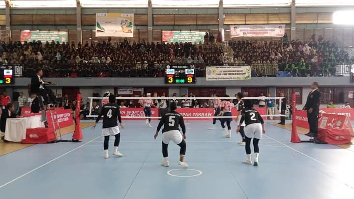 Sepak Takraw PON XXI, Jateng dan Jabar Pimpinan Grup Quadran Putri September 12, 2024