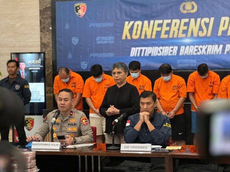 Sindikat Judi Online yang Dikendalikan WNA Dibongkar, Perputaran Uang Capai Rp685 M Oktober 8, 2024