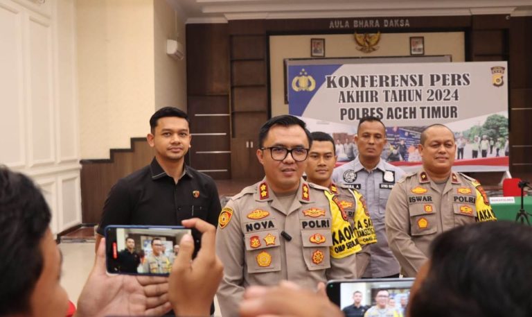 Capaian Kinerja Polres Aceh 2024, Gangguan Kamtibmas, Kasus Narkoba dan Laka Lantas Menurun Desember 31, 2024