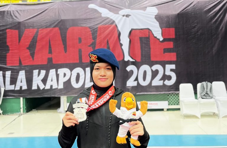 Polwan Polda Aceh Ini Raih Juara II Karate Piala Kapolri Tahun 2025 Juni 18, 2025