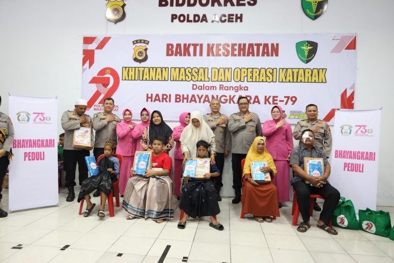 Sambut Hari Bhayangkara ke-79, Polda Aceh Gelar Operasi Katarak dan Khitanan Massal Gratis Juni 24, 2025