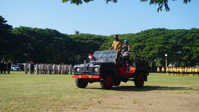 Gubernur Aceh Pimpin Upacara Hari Bhayangkara di Blang Padang Juli 1, 2025