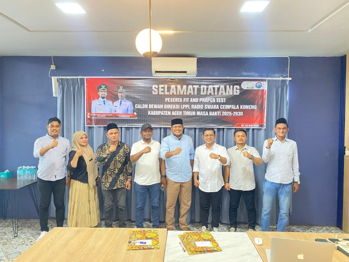 Dewas Tetapkan Benni Kelda Sebagai Direktur Utama Radio SCK Aceh Timur  Juli 1, 2025