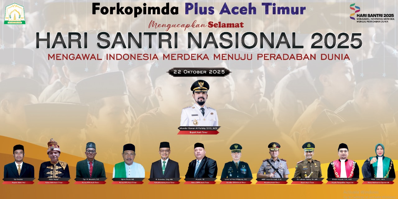 Panitia Luruskan Terkait Spanduk Tidak Cantumkan Foto Wabup Aceh Timur Oktober 23, 2025