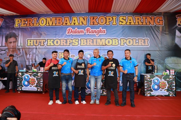 Kapolda Aceh Buka Lomba Kopi Saring HUT ke-80 Brimob November 2, 2025