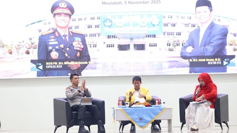Kapolda Ajak Mahasiswa Wujudkan Aceh Meutuah dan Green Policing Kapolda Ajak Mahasiswa Wujudkan Aceh Meutuah dan Green Policing November 6, 2025