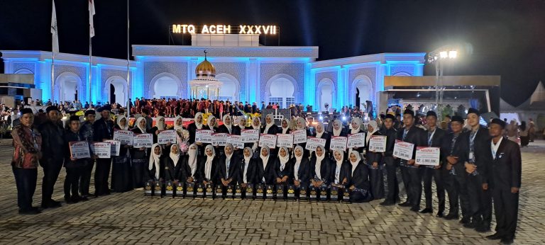 Aceh Timur Raih Peringkat Enam pada MTQ Aceh ke-37 di Pidie Jaya Aceh Timur Raih Peringkat Enam pada MTQ Aceh ke-37 di Pidie Jaya November 8, 2025