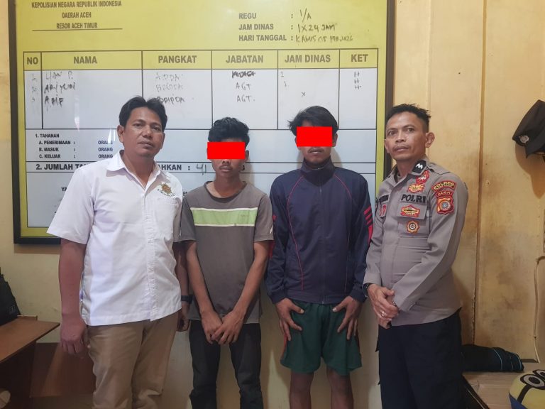 Spesialis Pencuri Meteran Air Diamankan Polsek Peureulak Maret 25, 2026
