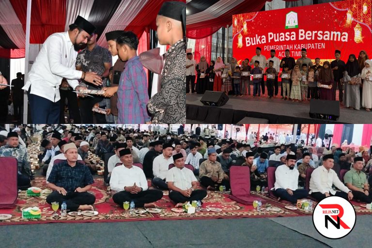 Pemkab Aceh Timur Gelar Buka Puasa Bersama dan Santuni 200 Anak Yatim Maret 15, 2026