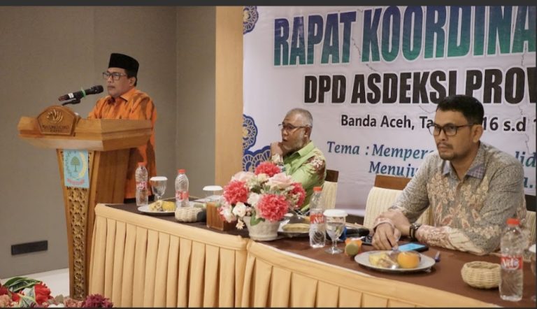 Doa Belasungkawa Awali Rakor DPD ASDEKSI Aceh April 19, 2026