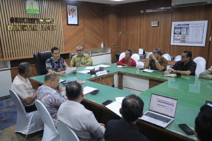 Sekda Aceh Pimpin Rapat Teknis Pengendalian Inflasi Jelang HKBN Maret 5, 2026